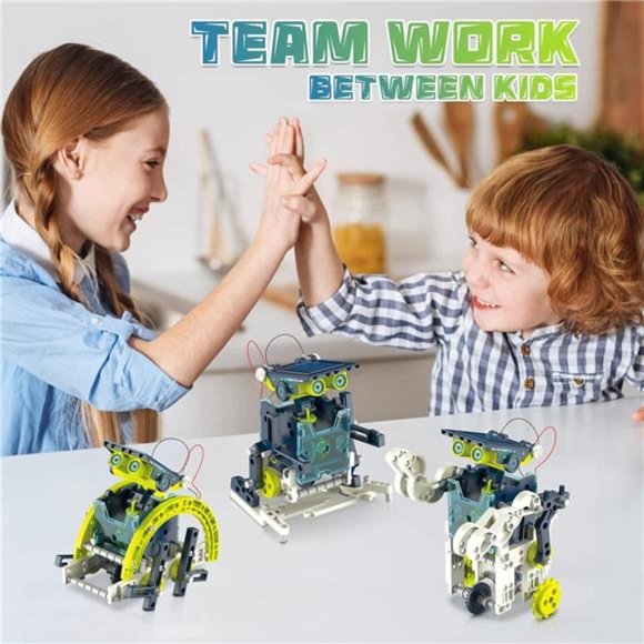 12-in-1 STEM Solar Robot Kit - STEM Projects for Kids Ages 8-12, Learning Kits - Picture 3 of 6
